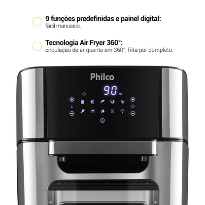 Air Fryer Oven 4 em 1 - 12 Litros