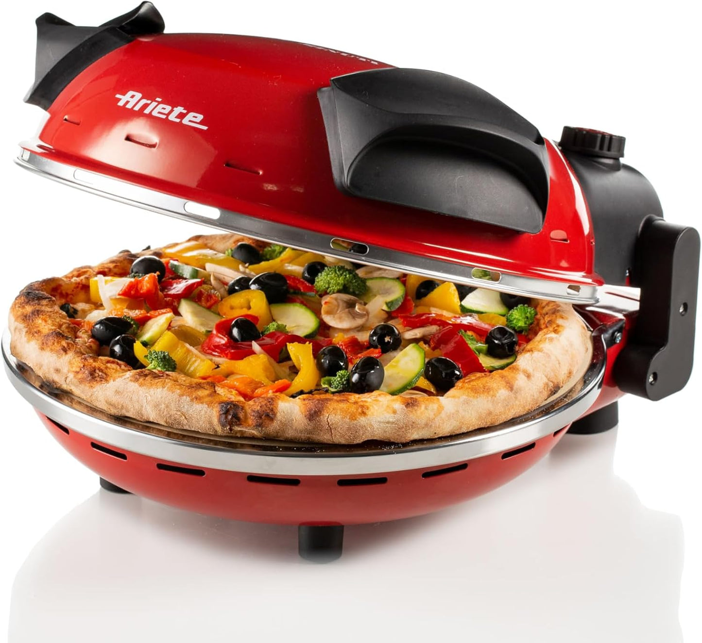 Forno De Pizza Elétrico Aríete Com Pedra Antiaderente 1200w