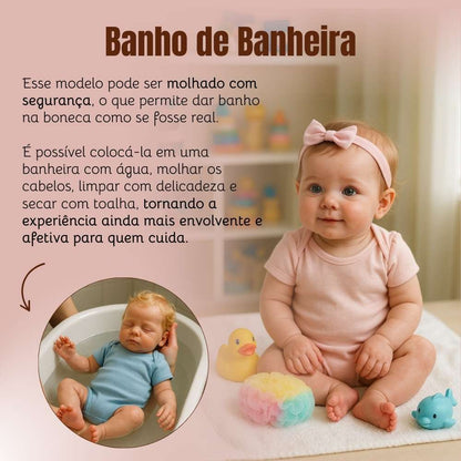 Vitória Bebê Reborn Realista - Silicone Sólido + Frete Grátis