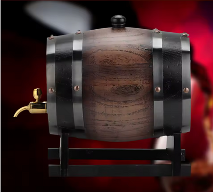 Barril Carvalho para vinho 3 litros (Personalizamos nome)