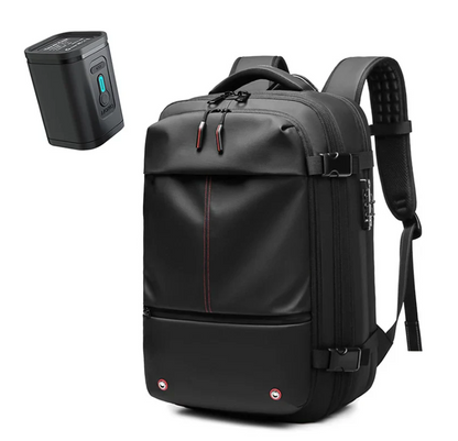 A Mochila de Viagem com Cadeado e Compressão a Vácuo Essence Trip + Brinde Necessaire