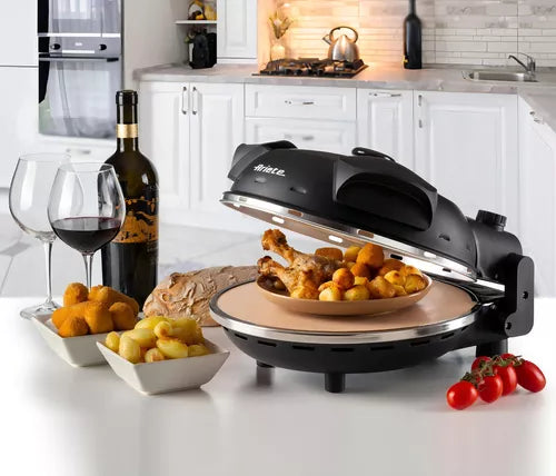 Forno De Pizza Elétrico Aríete Com Pedra Antiaderente 1200w
