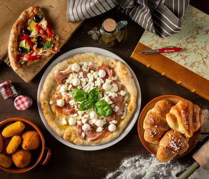 Forno De Pizza Elétrico Aríete Com Pedra Antiaderente 1200w