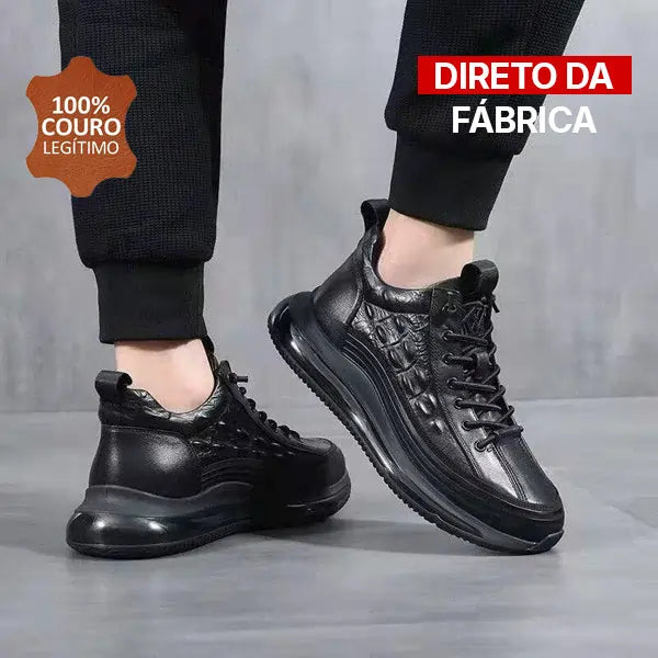 Sapatênis de Couro Domani Edição 2025 Masculino - Exclusivo da Fábrica