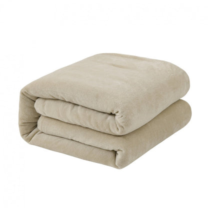 Coberdrom Supreme Dupla Face Pele de Carneiro Areia