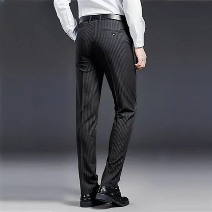 Premium Men's Suit Trousers Striped Azenli