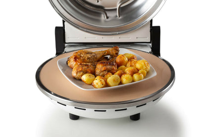 Forno De Pizza Elétrico Aríete Com Pedra Antiaderente 1200w